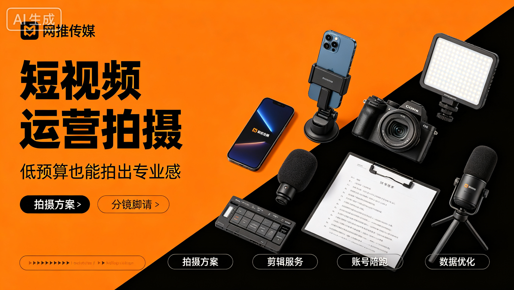 网推传媒短视频运营团队工作场景